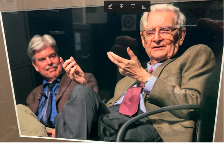 Image of Jim McClintock and E.O. Wilson.