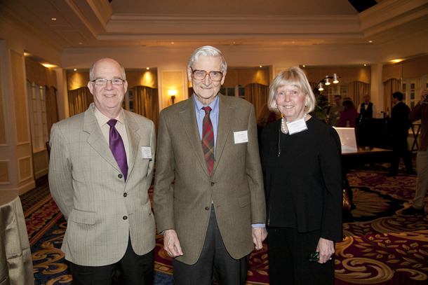 Image from left to right: James M. Stone, Edward O. Wilson, Cathleen D. Stone