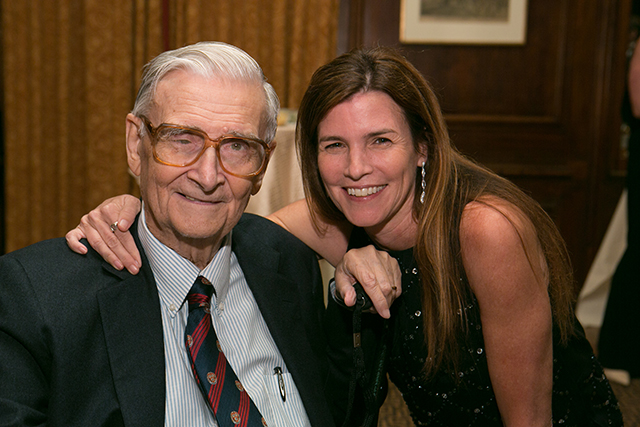 Image of Paula Ehrlich and E.O. Wilson.