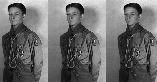 Image of Edward Wilson, Eagle Scout, 1944.