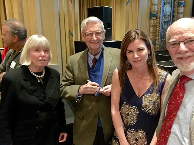 Image of Cathy Stone, Edward O. Wilson, Paula Ehrlich and Jim Stone. 