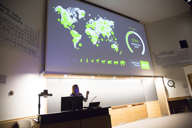 Image of Paula Ehrlich giving a presentation.