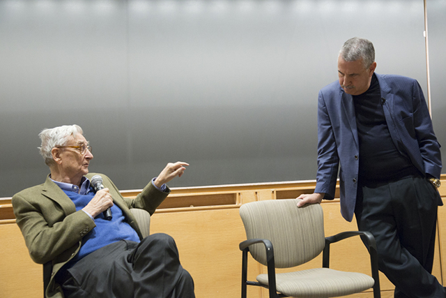 Image of E.O. Wilson and Tom Friedman from the NY Times.