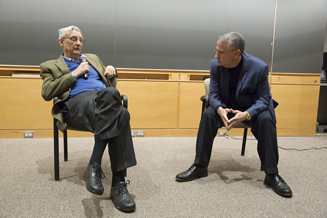 Image of E.O. Wilson and Tom Friedman from the NY Times.