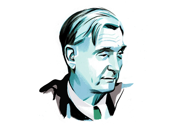 Illustration of E.O. Wilson.