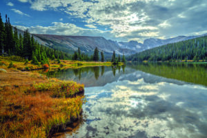 Image of Indian Peaks Wilderness in the Fall.