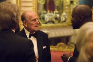 Image HRH Prince Philip and Mr. David Adjaye.