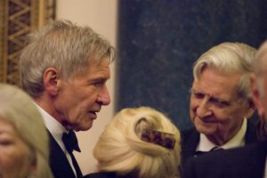 Image of Mr. Harrison Ford and Dr. Edward O. Wilson.