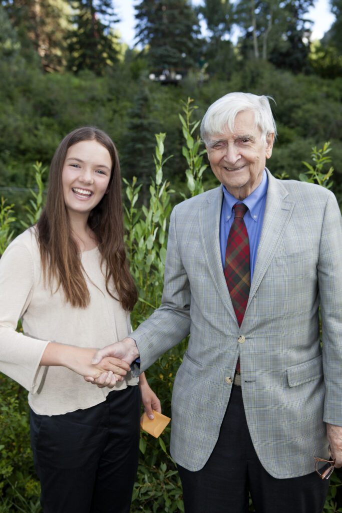 Image of E.O. Wilson and a woman.