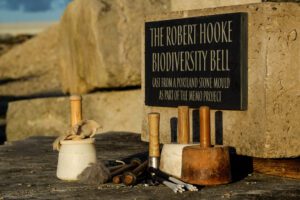 Image of the Robert Hooke Biodiversity Bell.