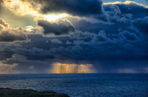 Image of the sky over the sea.