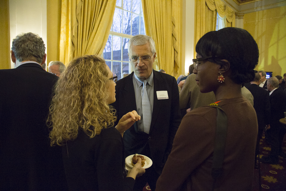 Image of Erin Chen, Louie Psihoyos and Buchi Akpati.