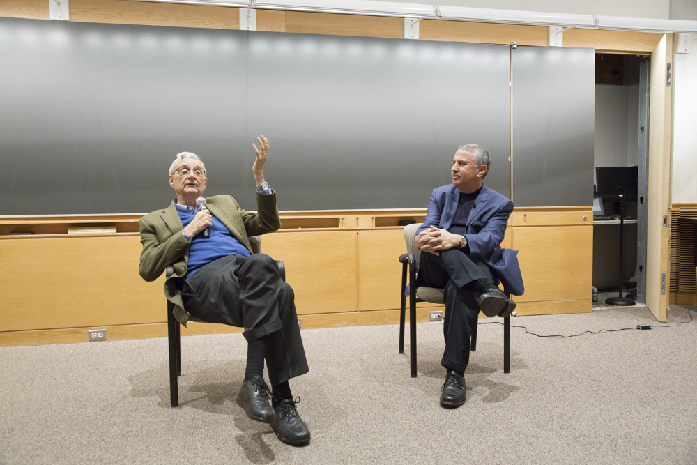 Image of E.O. Wilson and Tom Friedman from the NY Times.