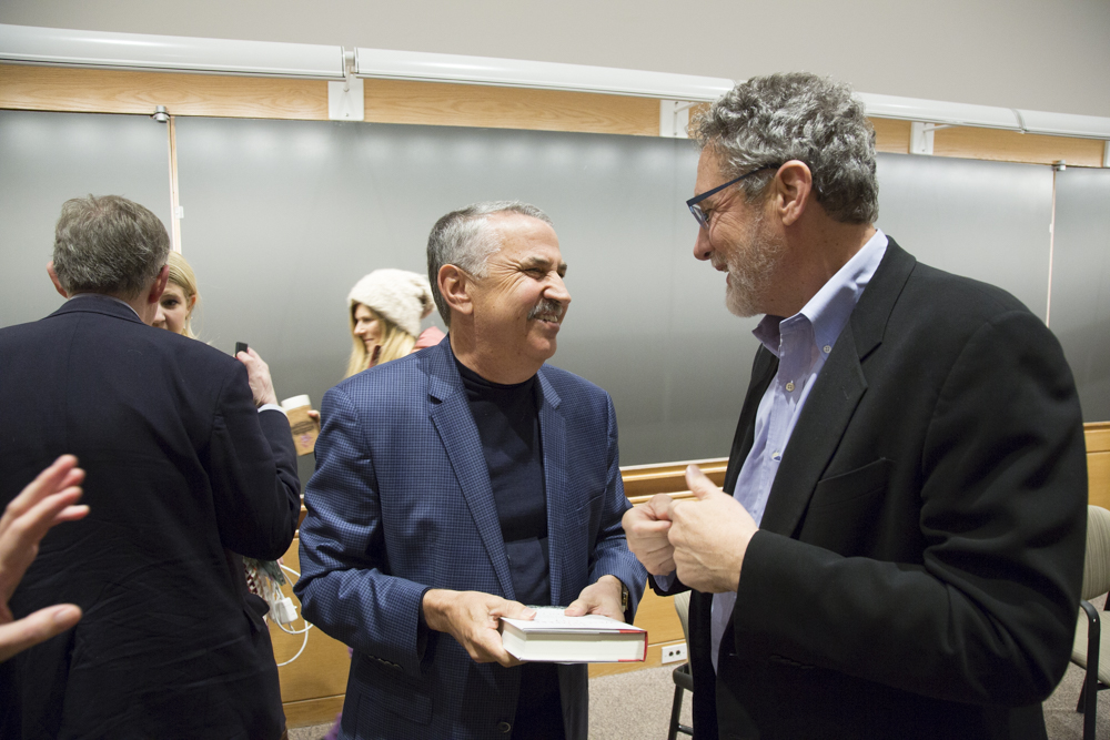 Image of Tom Friedman and Jonathan Rose.